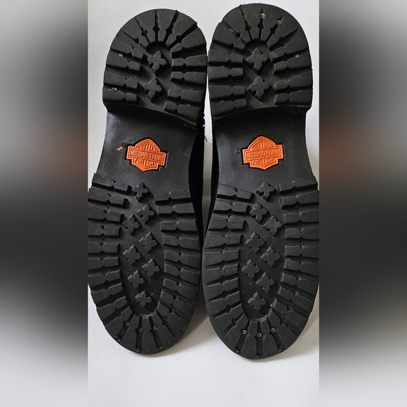 Harley-Davidson Men's Rugged Black Boots Size 9.5 - Picture 10 of 11